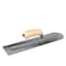 Steel City Trowels By Bon Finish Trowel, Square/Round End, Carbon Steel, 20 X 4, Wood 66-263 - alternate 2